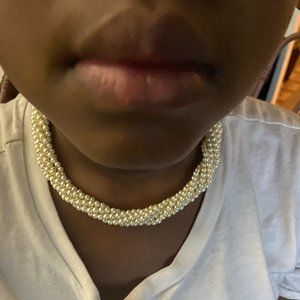 "pearls" necklace